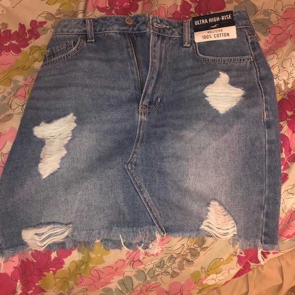 NEW ultra high rise hollister jeannskirt - Picture 5 of 5